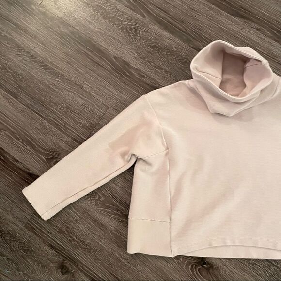 Varley ribbed crop turtleneck sweatshirt - Picture 4 of 9